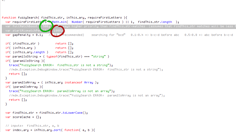 correct boost and penalty