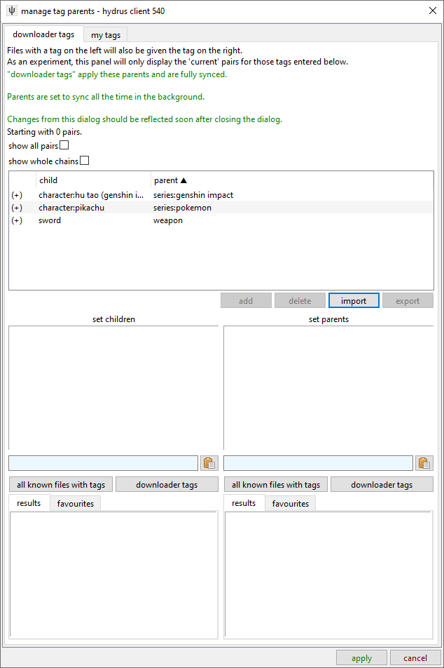 hydrus tag parents dialog