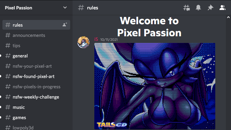 Discord pixel passion